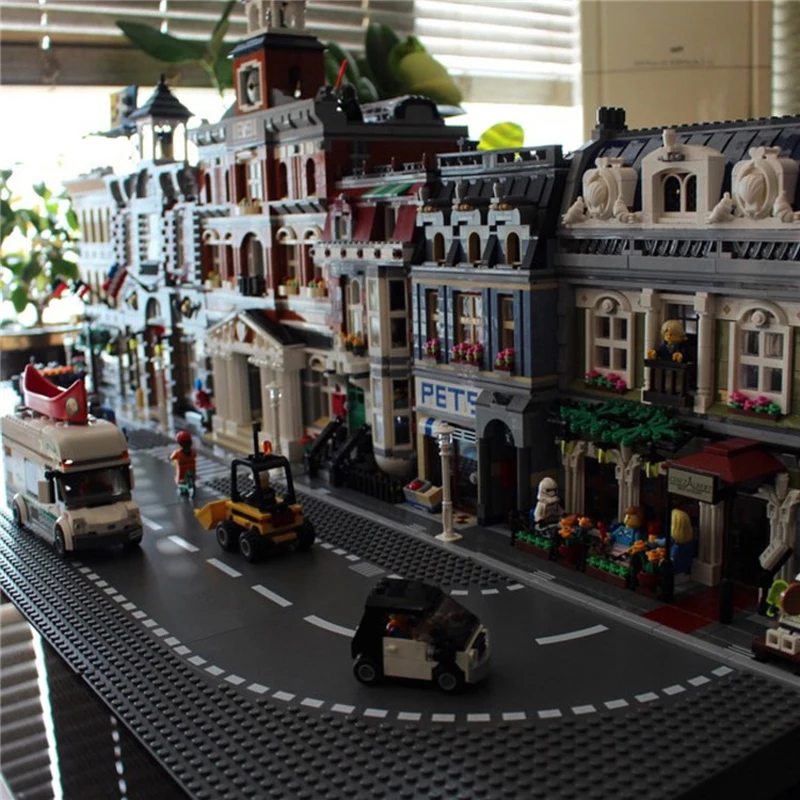 Tanie Legoinglys kreator ekspert City 15001 15002 15003 15004 15005 15006 15007 15008 15009 15010 15011 Model klocki do budowy klocki