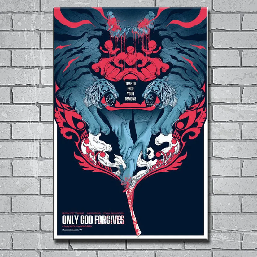 

Y637 Art Print Only God Forgives Ryan Gosling Fight Action 14x21 24x36 27x40inch Silk Poster Wall Canvas Sticker