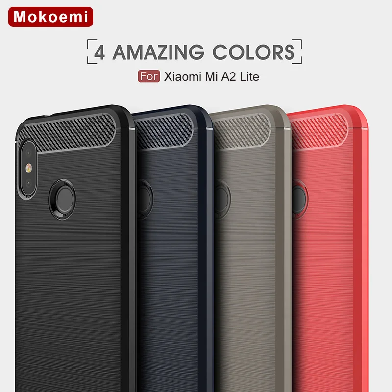 

Mokoemi Fashion Shock Proof Soft Silicone 5.45"For iaomi Mi A2 Lite Case For Xiaomi Mi A2 Lite cell Phone Case Cover