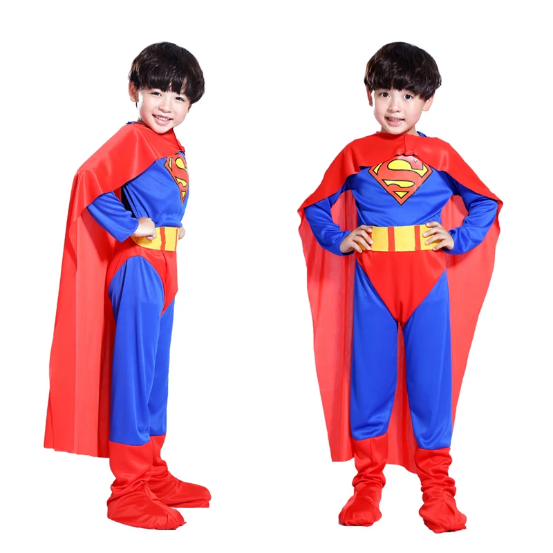 Free shipping Halloween children's Superman Costume Superman costume