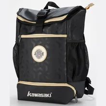 KAWASAKI Esportes Mochila Viajar Capacidade Maior Raquetes de Badminton Raquete De Tênis Saco Mochila para Homens Mulheres KBB-8201KBB-8710(China)