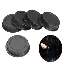 5 Pcs Rear Lens Cap Dust Cover for Canon EF ES-S EOS Series Lens HJ55 fuselage cover lens cap set for canon eos m