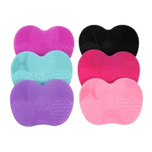 1 Pcs Silicone Brush Cleaner Pad Scrubbe Board Brushes Cleaning Mat Washing Brush Gel Foundation Makeup Brush Cleaner Pads 1 Pcs Silicone Brush Cleaner Pad Scrubbe Board Brushes Cleaning Mat Washing Brush Gel Foundation Makeup Brush Cleaner Pads