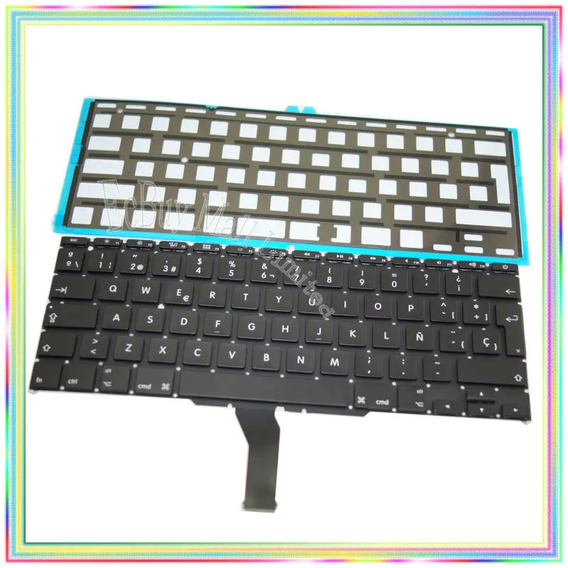 Brand new Spanish SP Keyboard with Backlight for Macbook Air 11.6 Brand new Spanish SP Keyboard with Backlight for Macbook Air 11.6
