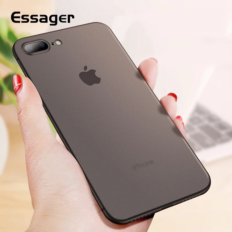 

Essager Matte PP Phone Case for iPhone X 10 8 7 6 6S S Plus Ultra Thin Slim Back Cover Case For iPhone 8plus 7plus Coque Fundas