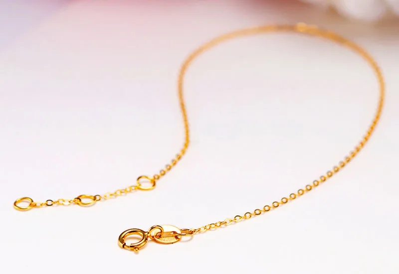 18k Au750 gold chain bracelet (11)