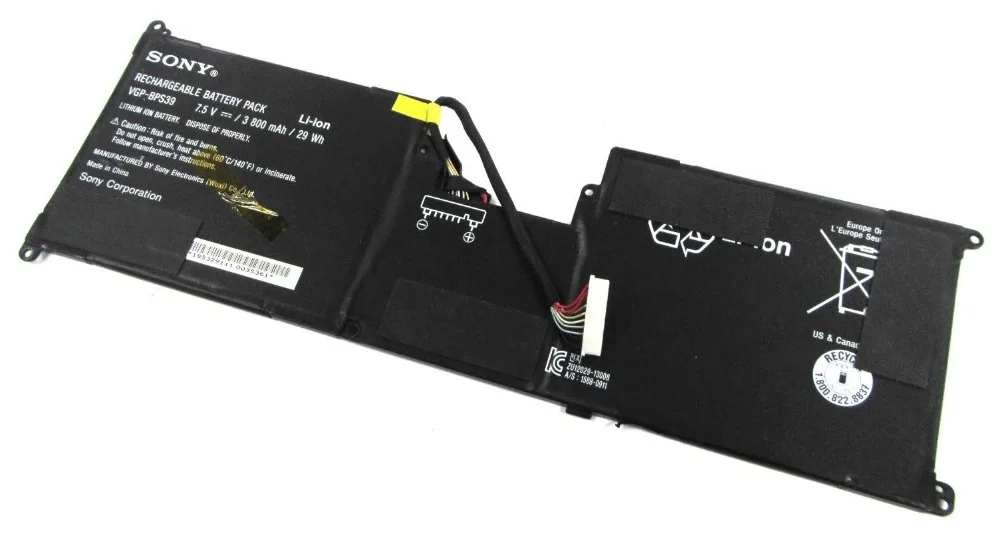 ФОТО Genuine Original VGP-BPS39 Battery For Sony VAIO Tap 11 SVT11213CGW SVT11215CGB/W SVT11215CW Laptop