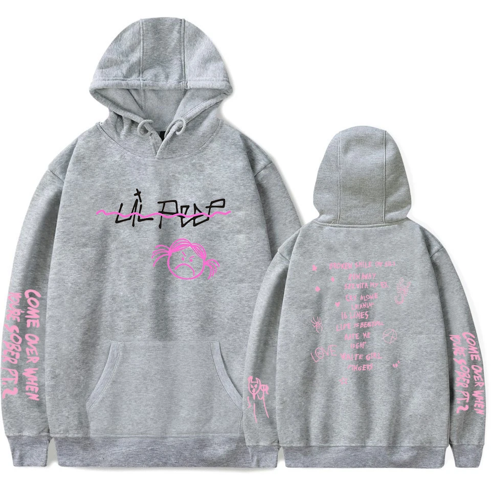 New lil peep Hoodie Men and Women Fans Sweatshirt Hoodies Sweatshirts Long Sleeve Print Hip Hop lil peep Boy Casual Clothes