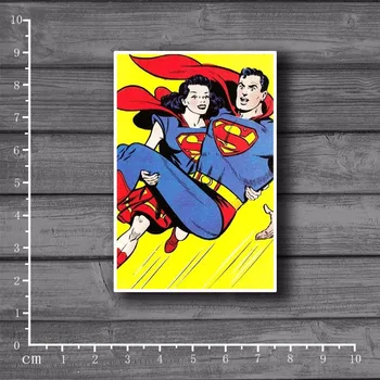 

Rescued Superman Notebook on Laptop Scrapbooking Stationery Stickers Decal Fridge Doodle Snowboard Luggage Decor[Single]