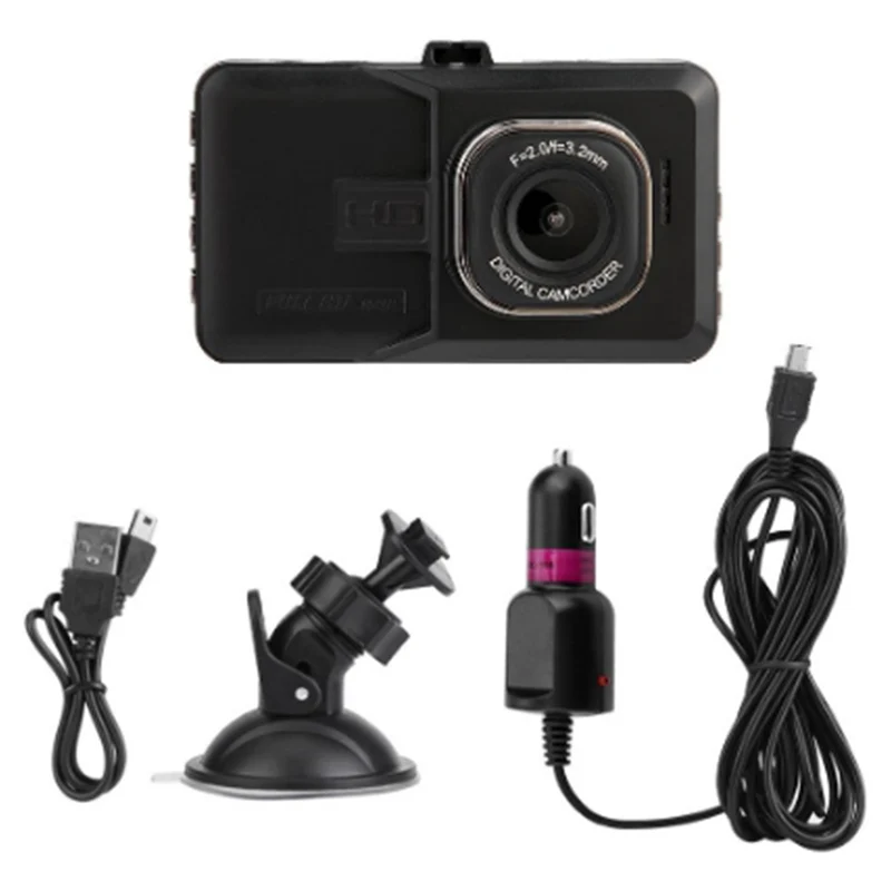 3,0 дюймов 1080P Автомобильный видеорегистратор Dash камера вождения рекордер черный высокое качество Автомобильный видеорегистратор авто аксессуары новое поступление