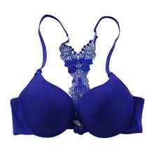 Sexy Butterfly Back Bra Bralette Seamles Bra Women Front Closure Bra Lace Push Up Underwear lace up front zip back shorts