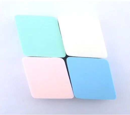 

Fast ship way mini Rhomb face powder puff facial puff as makeup cotton pad for lady Cosmetic sponge puff accessory products.