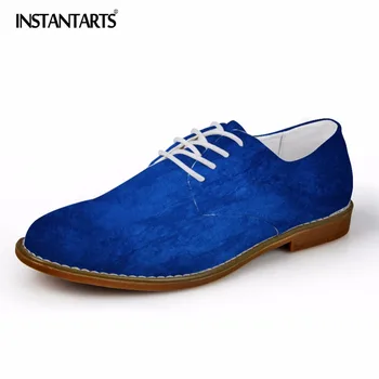 

INSTANTARTS Casual Men's Leather Shoes Autumn Krasovki Luxury Brand Lace Up Oxfords Shoe for Adult Men Homme Moccasins Male Shoe