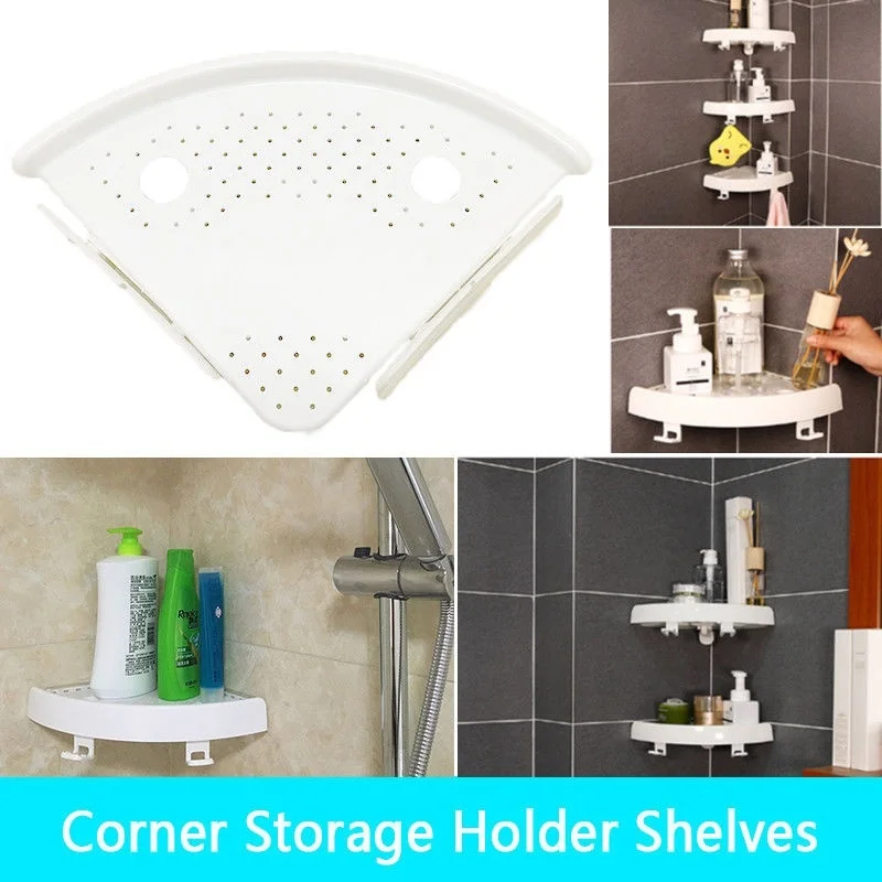 Угловая держатель для хранения полки настенные Установка триангуляции стойка