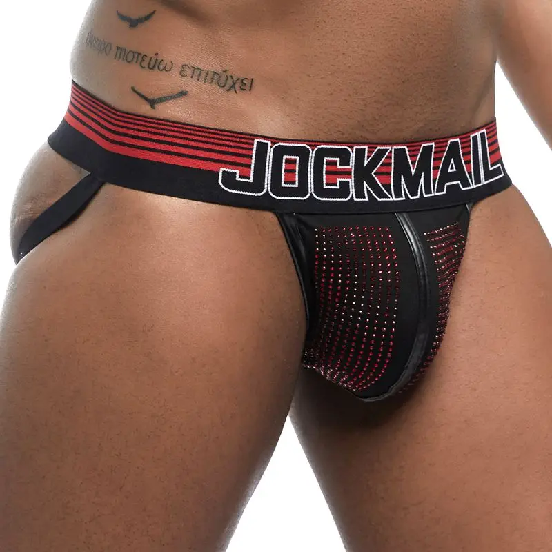 JOCKMAIL сексуальное мужское нижнее белье Jockstrap jock strap jockstrap s cuecas трусы танга для геев