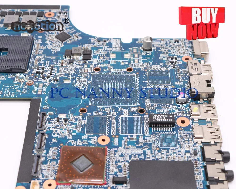 PCNANNY 645384 001 для HP DV7 6000 материнская плата DDR3 Протестирована|Материнские платы