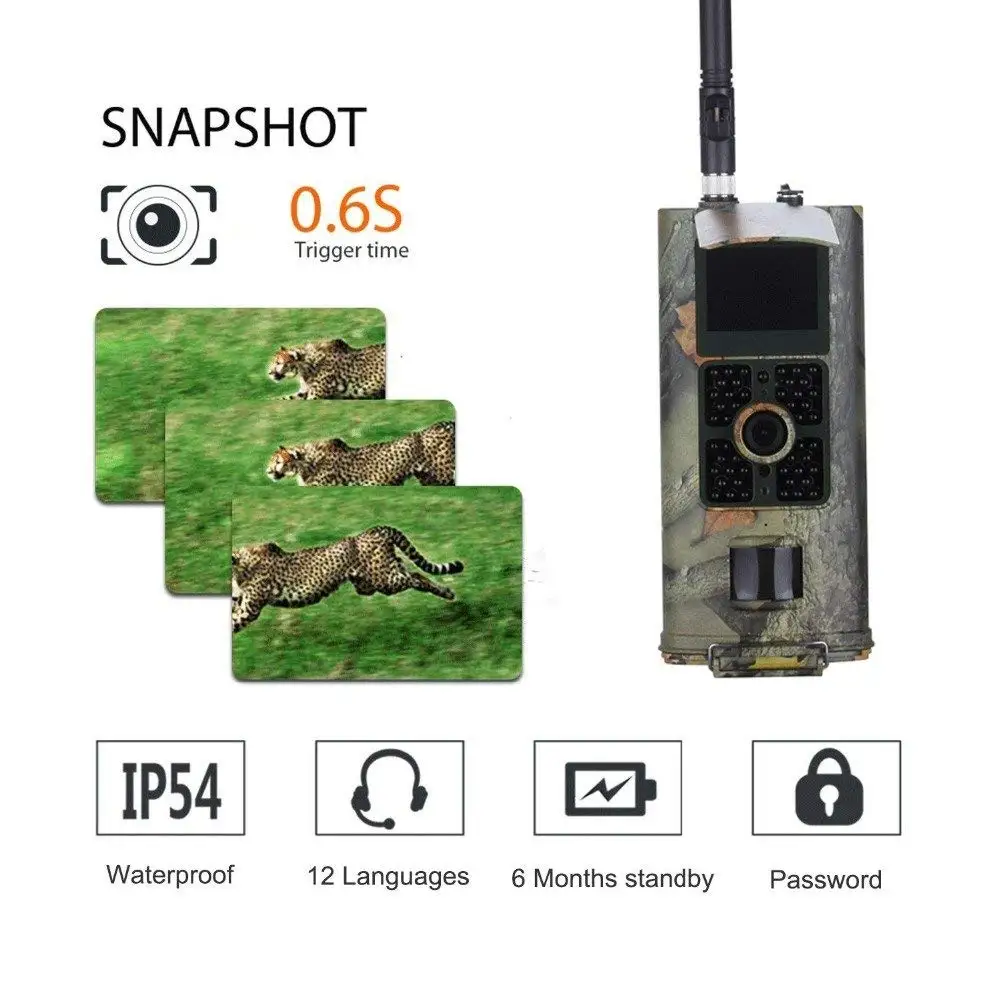 HC-700G Hunting Trail Camera 3G SMS SMTP 16MP HD 1080P IR Infrared Night Vision Wildlife Game Camera Time Lapse 2.0\ HC-700G Hunting Trail Camera 3G SMS SMTP 16MP HD 1080P IR Infrared Night Vision Wildlife Game Camera Time Lapse 2.0\