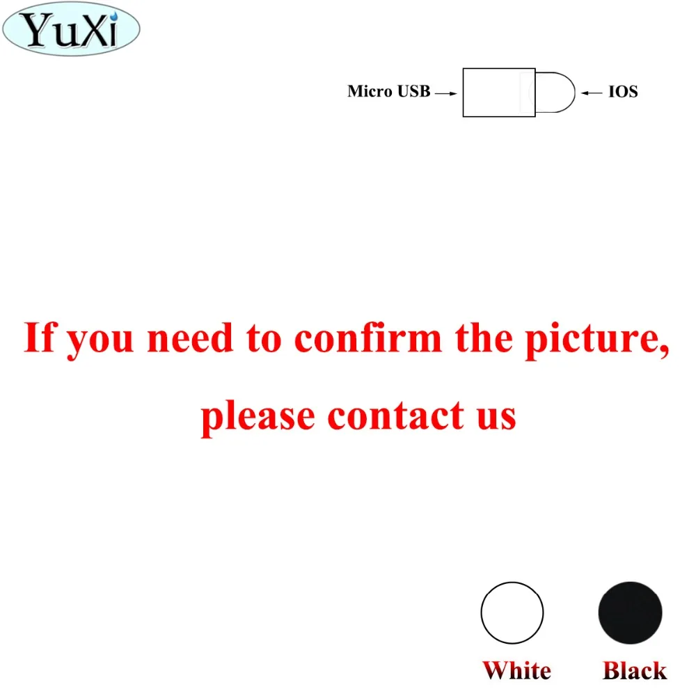 

YuXi 2pcs Micro USB Cable To 8 Pin for iphone dock Adapter For iPhone 8 7 6 6S 5 5S SE X for ipad Converter Charger 8pin Adapter