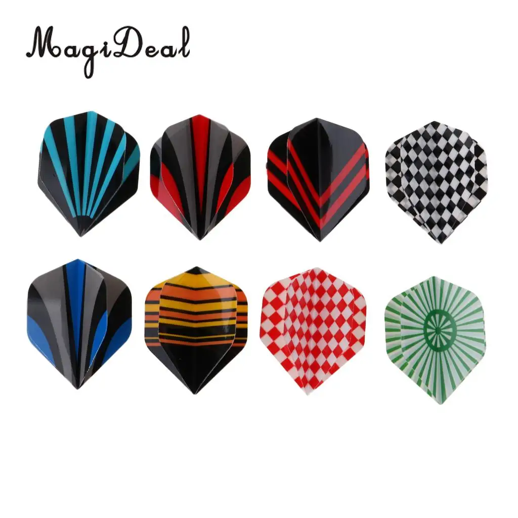 24/27/36pcs Professional Dart Flights Feather Tail Wing Flight Replacement Darts Accessory Supplies National Flag 