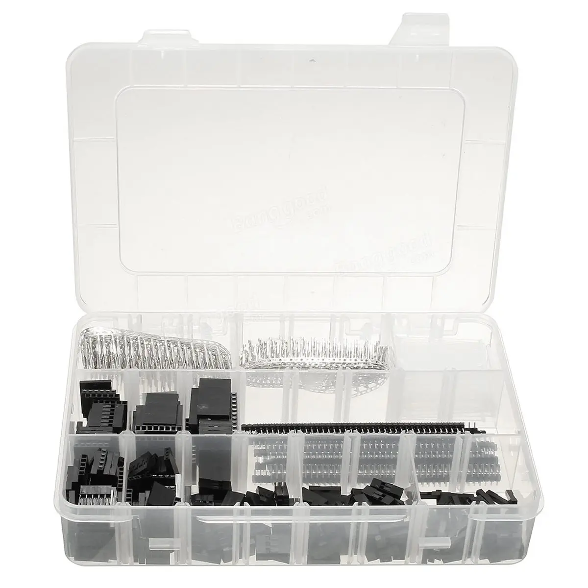 

JFBL 1450Pcs 2.54 mm Wire Housing Connector Kit Crimp PCB Pin Headers Set For Dupont