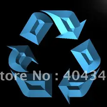 LB894-Recycle Дисплей новые приманки светодиодный знак неонового света