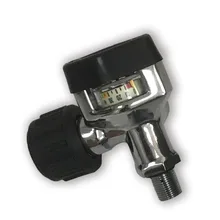 AC921 Лидер продаж 30Mpa 4500psi ада углеродного волокна бак цилиндр сжатого воздуха клапан с большого калибра Прямая