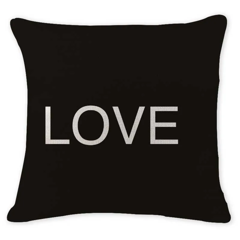 Nordic письмо наволочки для подушек в скандинавском стиле с надписью «Love» и подушка чехол s постельное белье диван-Подушка Чехол для подушки Cojin - Цвет: 8231