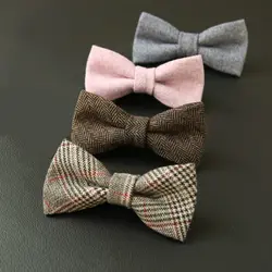 Бренд Mantieqingway шерсть Bowties Для мужчин формальные плед печатных галстуки-бабочки для свадьбы Gravatas тощие Vestidos галстук для Для мужчин