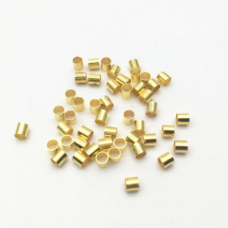 Gold Filled Yellow 3.0mm Crimp Bead Covers