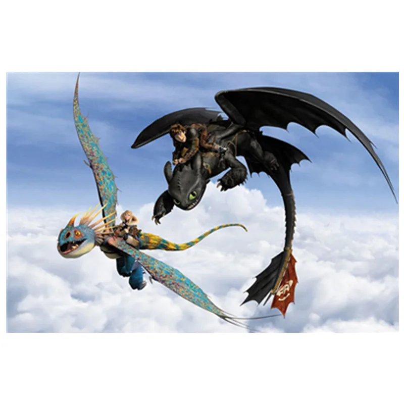 5D Full Drill DIY Diamond Painting Cartoon How to Train Your Dragon 2