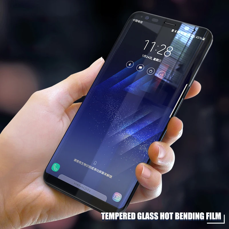20D Tempered Glass For Samsung Galaxy Note 8 9 S8 S9 Plus Screen Protector For Samsung S7 Edge A6 A8 Plus 2018 Protective Film