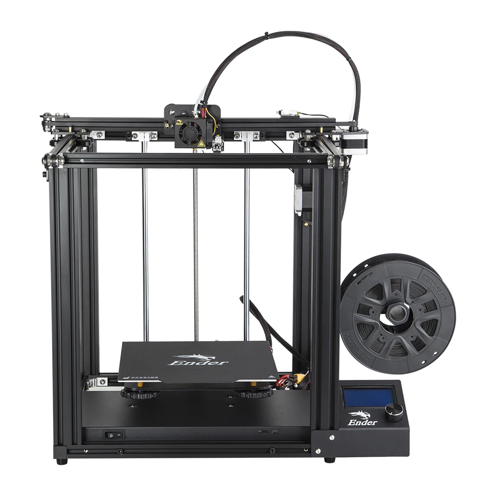 Новейший Ender-5 3D принтер V1.1.4 материнская плата большого размера ender5 с магнитной пластиной выключение питания, обновление закрытая структура Creality3D