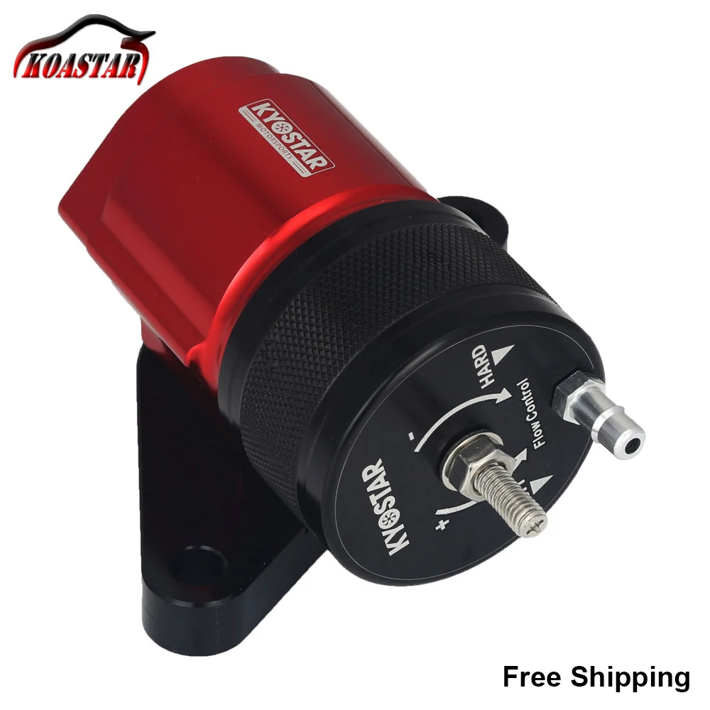 

Racing Car Intercooler Adjustable Recirculation Blow Off Valve BOV Kit For Subaru WRX 02-07 STI 04-17 Black & Red