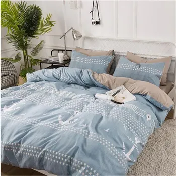 

Natural Elegant Style Comforter Bedding Set Washed cotton Cactus Single Twin Queen King Duvet Cover Sheet XHS0010