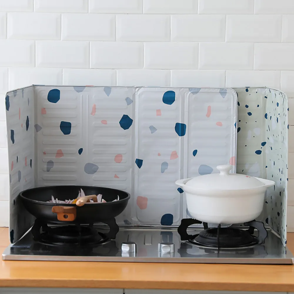 Кухня 2 шт плита дефлектор плиты изоляционный лист алюминиевая изоляция