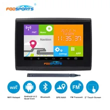 Fodsports 5.0 inch Android 4.4.2 WIFI Motocycle GPS Navigation 512MB 8GB Flash Bluetooth Car GPS Navigator Free 2017 Maps