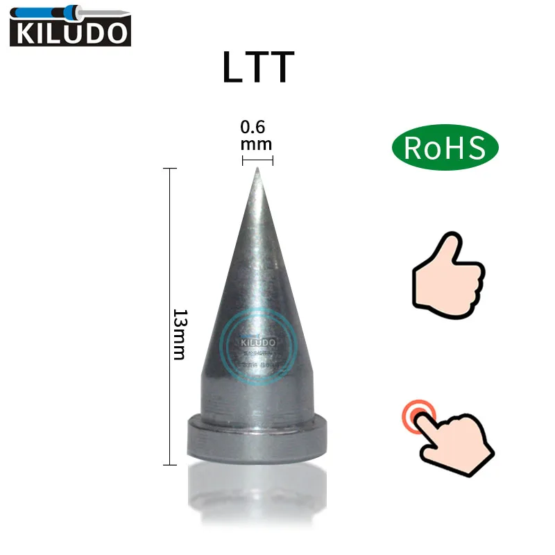 KILUDO 5 шт LTS 0,6 мм soldeirng для Веллер WSP80 жало WSD81 FE75 MPR80