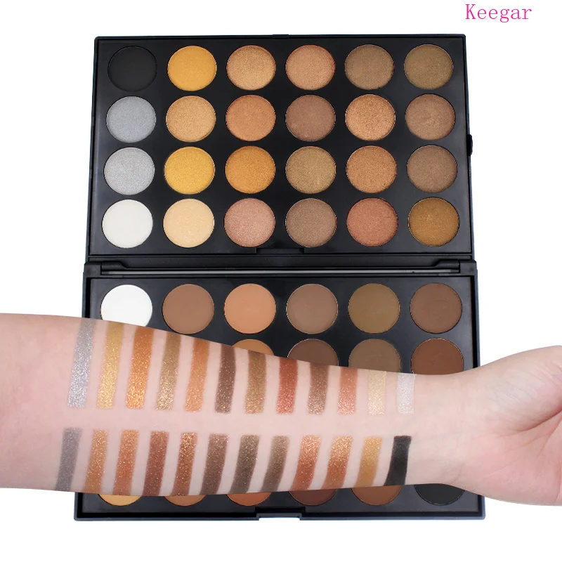 IMAGIC Pallete профессиональные 48 цветов матовые тени для век мерцающий Косметика с блестками долговечные тени для смоки айс макияж порошок