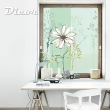 DICOR Fashion Art цветы стеклянная наклейка на дверь из оконного стекла без клея матовая непрозрачная пленка для конфиденциальности украшения дома BLT157