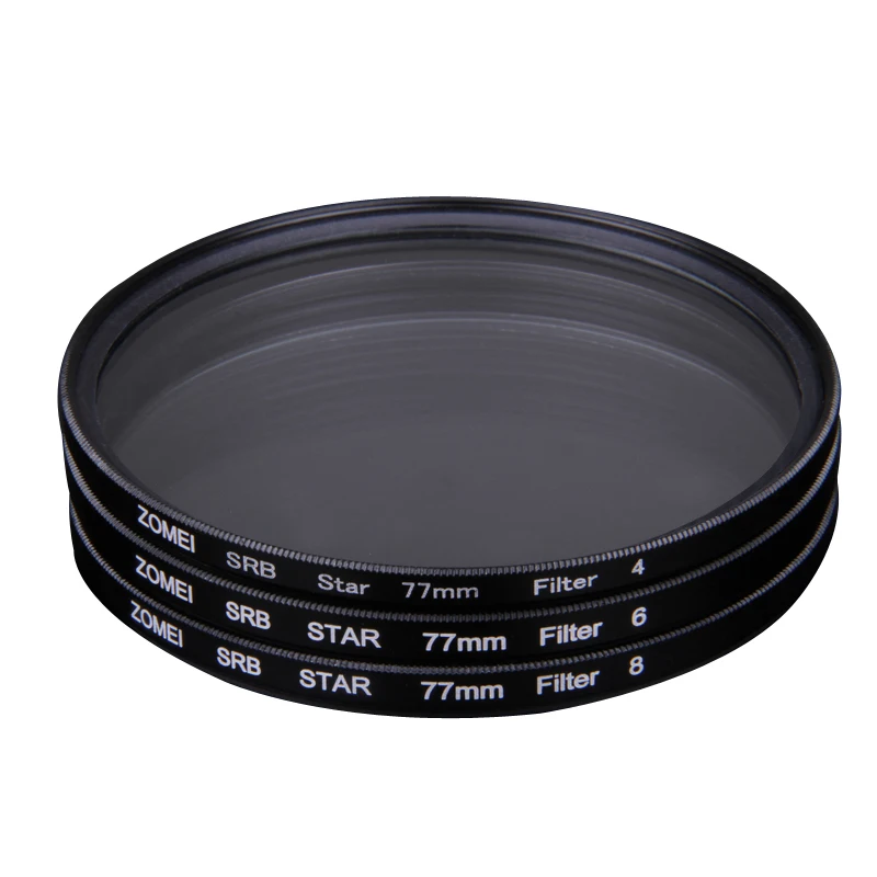 Professional Zomei 55mm 4 6 8 line Star Filter Evening Picture High