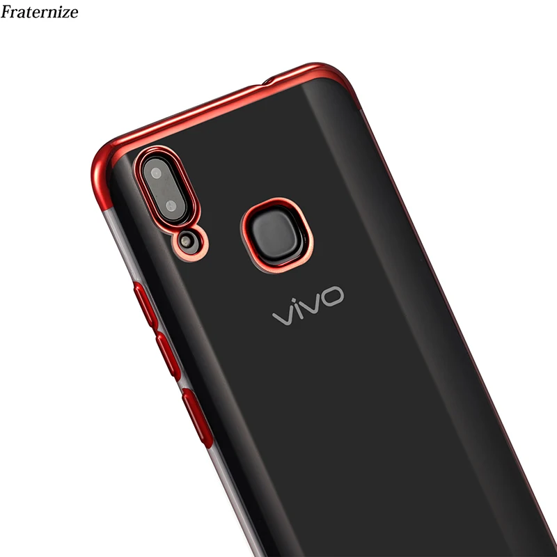 Мягкий чехол из ТПУ для VIVO X7 X9 X9S X20 V7 Plus Y66 Y67 Y69 Y55 X21 UD V9 X Play 6 Y85 Y75 с лазерным