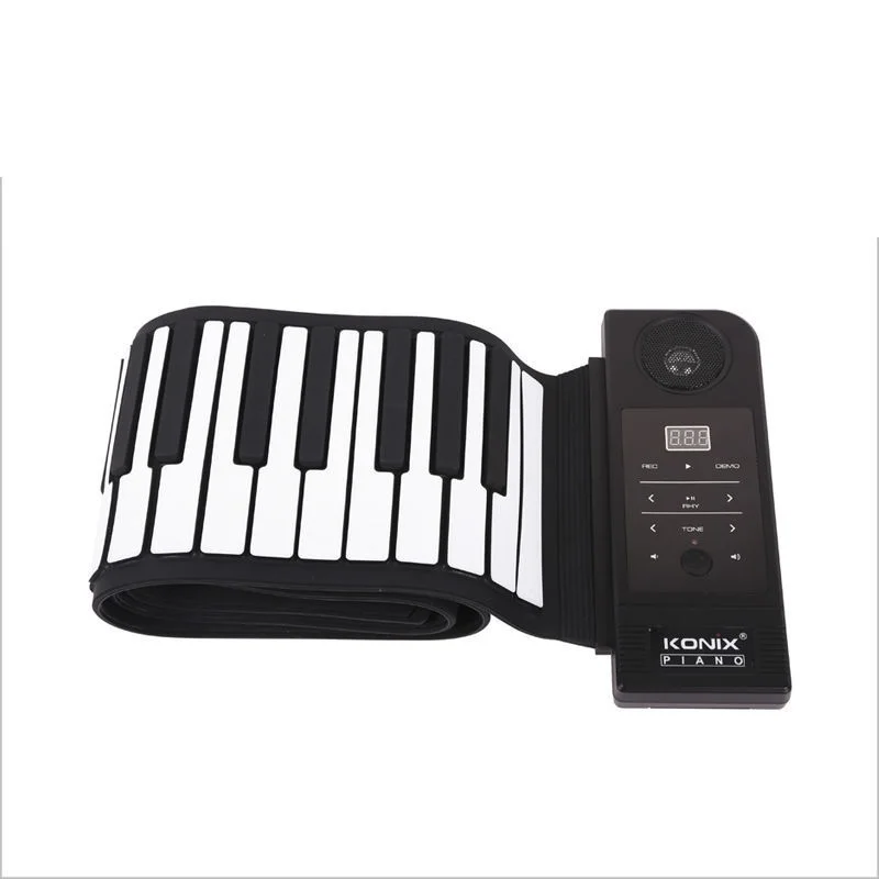 88 Keys USB Portable Silicon Roll Up Electronic Piano MIDI Controller  Keyboard Orgao Teclado Soft Musical Instrumento Organ New _ - AliExpress  Mobile
