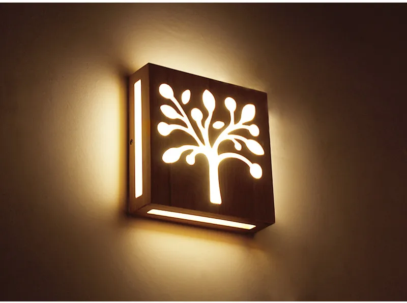 Wood Wall Light 16