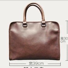 2016 High Quality Men’s Business Briefcase Fashion Laptop Shoulder Bag Messenger Tote Bags Famous Designer Men Leather Handbags