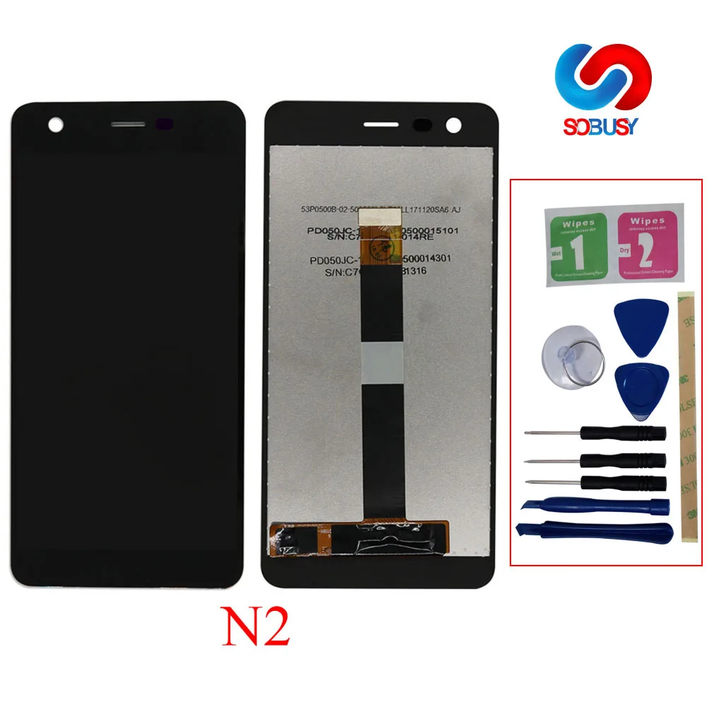 5 &quotЖК дисплей для Nokia 2 1 2018 TA 1080 1084 A 1086 1092 1093 ЖК сенсорный экран полная сборка