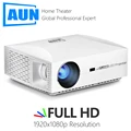 AUN Full Hd Projektor F30 1920x1080 Auflösung. Led Projektor Für Heimkino. 5500 lumen 3d Smart Beamer nicht 4k auf