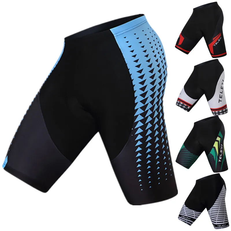 

Teleyi Coolmax 4D Gel Padded Cycling Shorts Downhill Mountain Bike Shorts Shockproof Tight Road Bicycle Shorts For Man Women