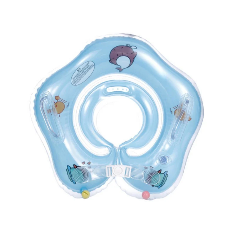 Для детской ванны, плавание плавательный круг для Шеи Надувной круг Регулируемый средств обеспечения безопасной в возрасте от 1 до 18 месяцев Детские игрушки для младенцев забавные