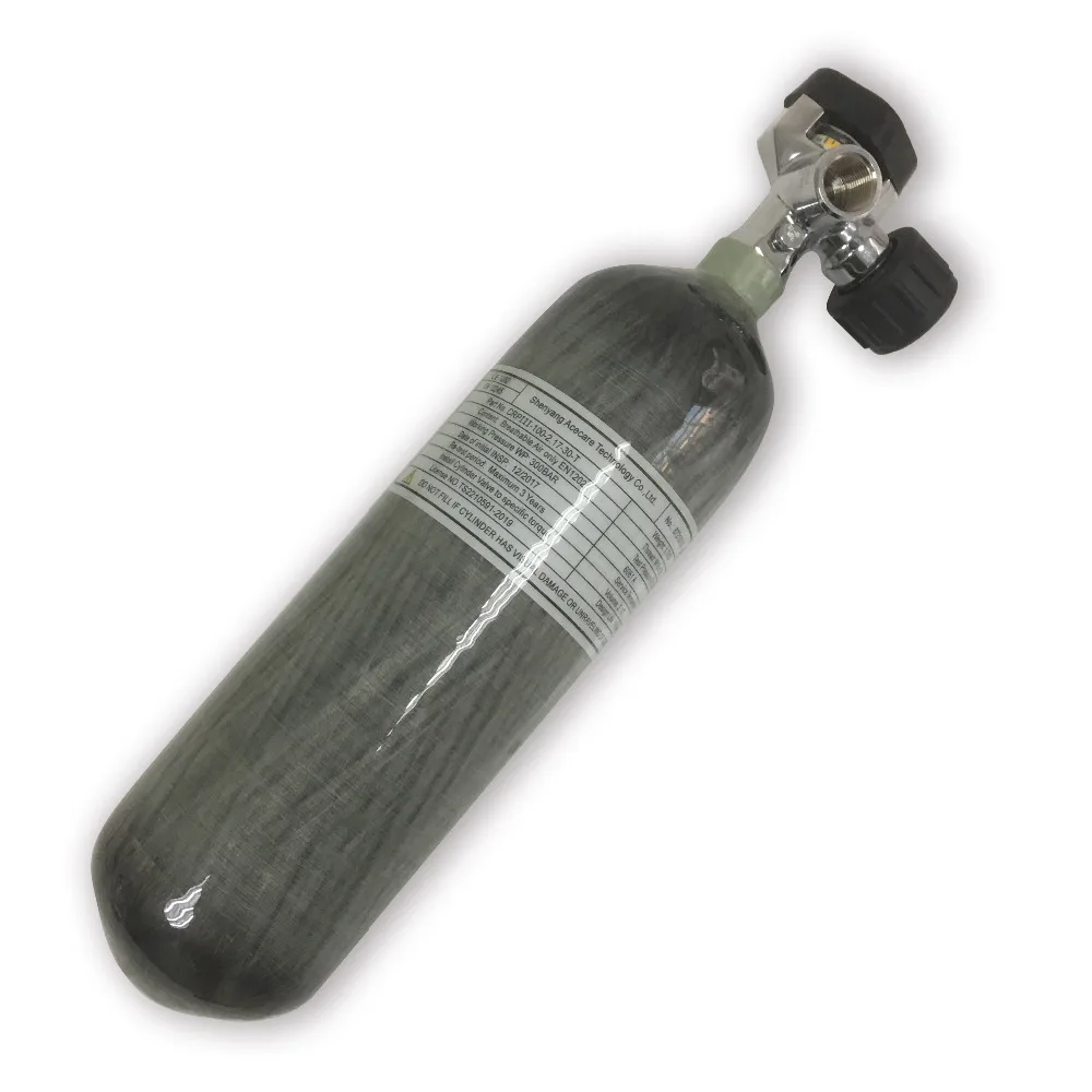 AC121721 2.17L CE Pcp Air Tank Пейнтбол бак мини баллон для дайвинга сжатого воздуха баллон для Акваланга клапан 4500Psi Acecare