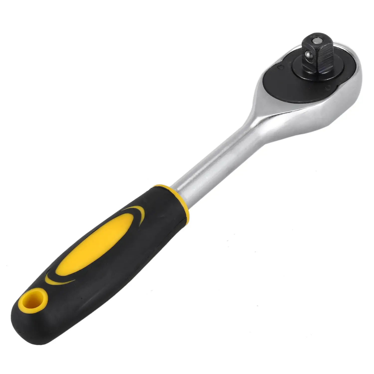 

LUWEI 1pc Cr-V Flexible Ratchet Wrench 1/2 inch Hex Key Length Adjustable 24 Teeth Ratchet Spanner Wrench Hand Tool